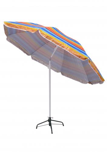 Зонт пляжный фольгированный 150 см (6 расцветок) 12 шт/упак ZHU-150 - фото 5