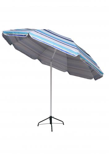 Зонт пляжный фольгированный (200см) 6 расцветок 12шт/упак ZHU-200 (расцветка 5) - фото 11