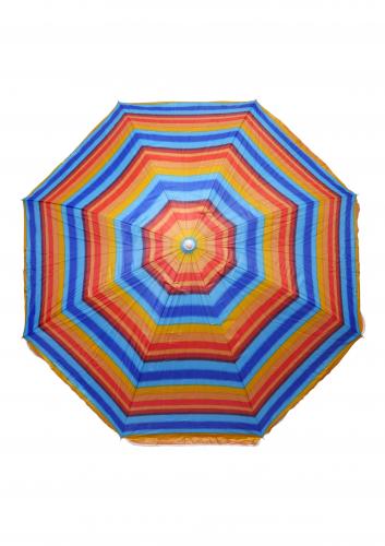 Зонт пляжный фольгированный 150 см (6 расцветок) 12 шт/упак ZHU-150 - фото 6